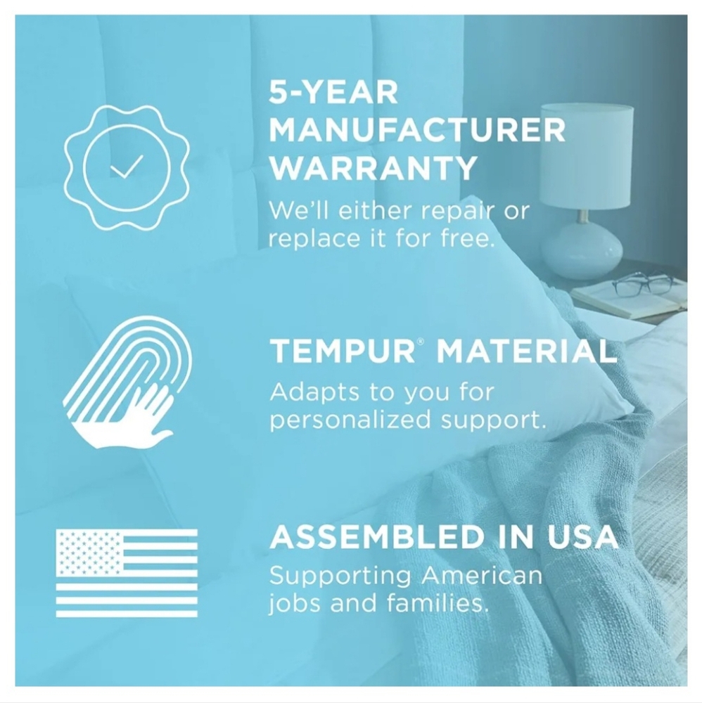 Tempur-Pedic TEMPUR-Cloud Dual Cooling Pillow, King (Pack of 1) - Picture 4 of 7